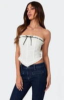 Edikted Coralie Ruffled Corset