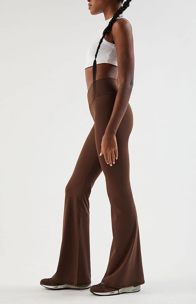 PAC 1980 WHISPER Active Crossover Flare Yoga Pants
