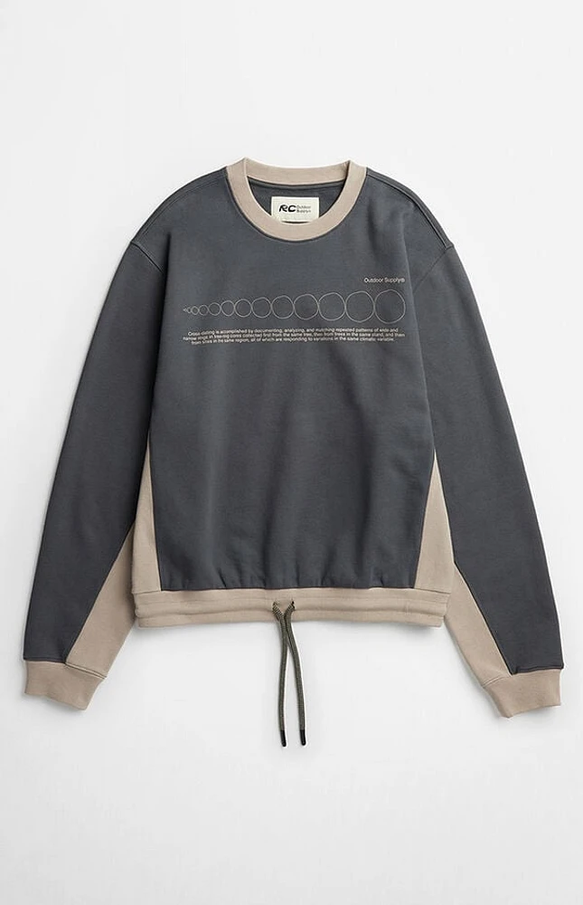 RC Outdoor Supply Tree Rings Crew Neck Sweatshirt