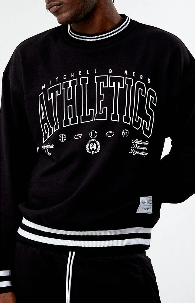 Mitchell & Ness Branded Classics Heavyweight Crew Neck Sweatshirt
