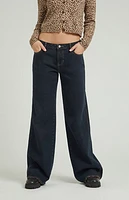 Pacsun Dark Indigo Low Rise Baggy Jeans