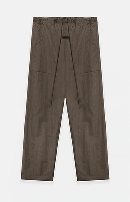 Fear of God Essentials Brown Textured Nylon Utility Pants