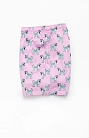 Bermies Pink Cheetah 3.5" Swim Trunks