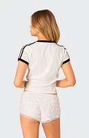 Edikted Kassidy Contrast T Shirt