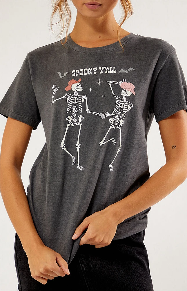 Golden Hour Spooky Y'all Dance T-Shirt