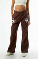 PacSun Starred Baggy Sweatpants