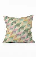 3D Multicolor Outdoor Throw Pillow