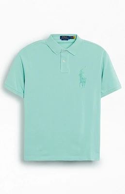 Classic Fit Big Pony Mesh Polo Shirt