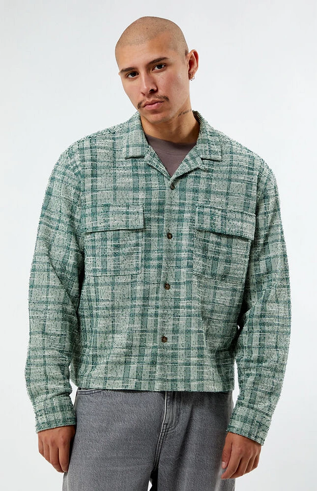 Pacsun Plaid Long Sleeve Camp Shirt