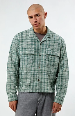 Pacsun Plaid Long Sleeve Camp Shirt