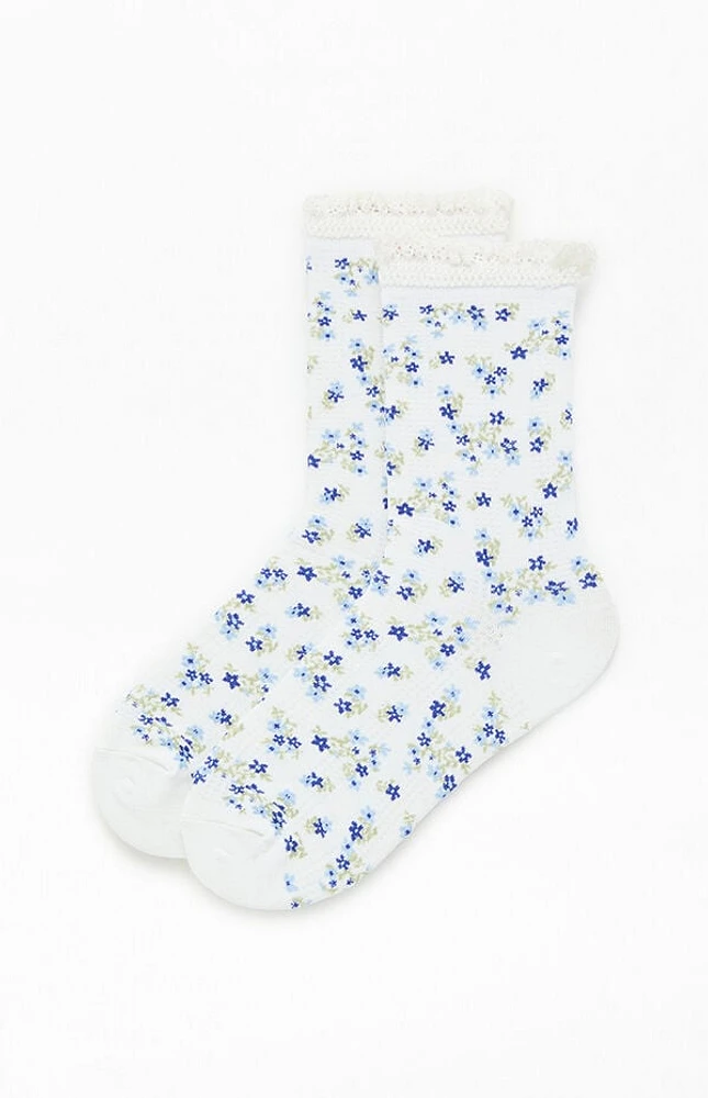 Pacsun Ditsy Flower Crew Socks
