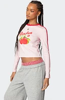 Edikted Peachy Long Sleeve T-Shirt