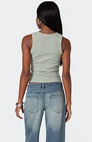 Edikted Standard Ribbed Tank Top