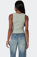 Edikted Standard Ribbed Tank Top