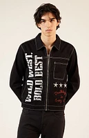 PacSun Black California Cowboy Gas Jacket