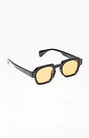 PacSun Calvin Black Square Sunglasses