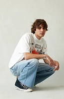 Pacsun Jordan Baggy Bototcut Jeans Medium Indigo