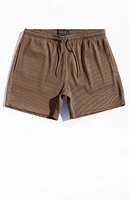 PacSun Brown Ribbed Shorts