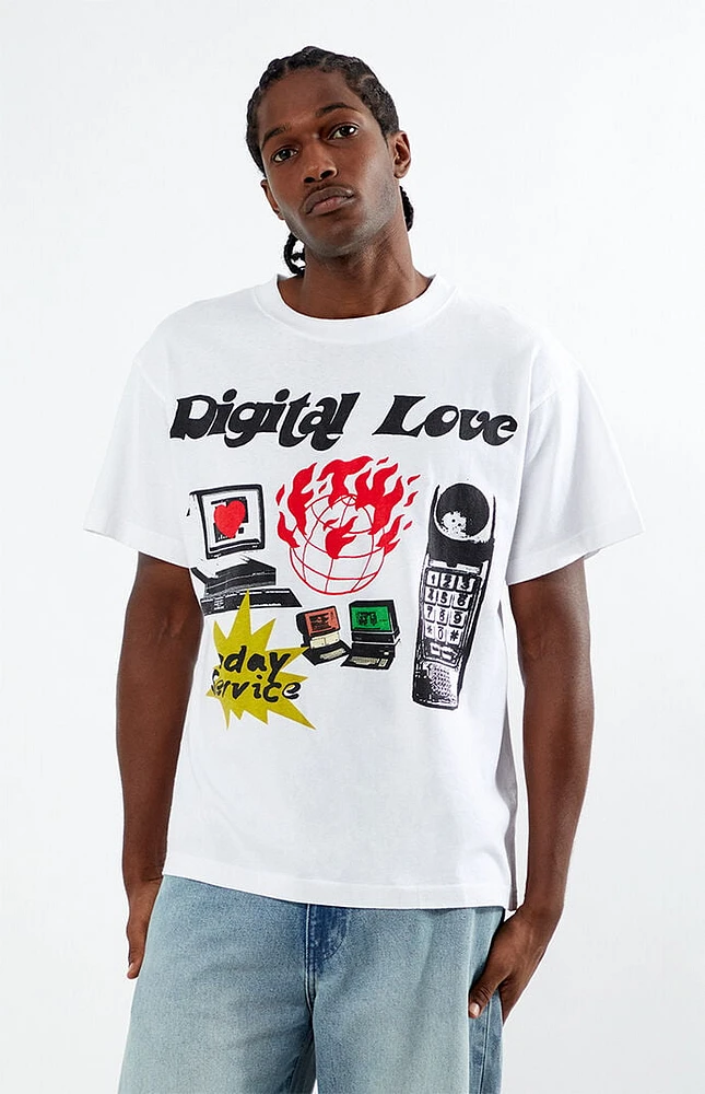 PacSun Digital Love Oversized T-Shirt