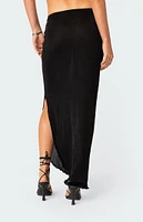 Edikted Milan Slitted Maxi Skirt