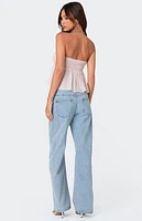 Edikted Starfish Strapless Top