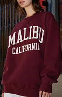 John Galt Erica Malibu CA Crew Neck Sweatshirt