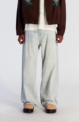 Pacsun Light Indigo Wash Extreme Baggy Jeans