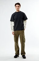 Pacsun Beyond The Door Layered Long Sleeve T-Shirt