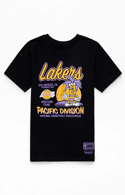 Mitchell & Ness Kids NBA Retro LA Lakers Mascot T-Shirt