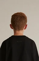 Fear of God Essentials Kids Black Crew Neck T-Shirt