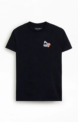 Riot Society Floral Shark Embroidered T-Shirt