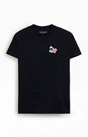 Riot Society Floral Shark Embroidered T-Shirt