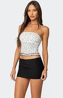 Edikted Laurie Polka Dot Tube Top