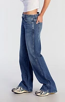 Pacsun Casey Low Rise Baggy Jeans Medium Indigo