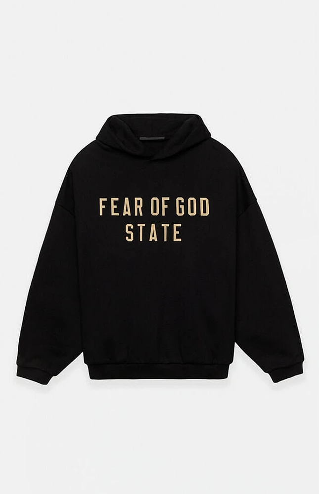 Fear of God Essentials Black Fleece Hoodie