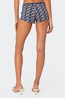 Edikted Flower Power Micro Shorts