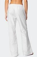 Edikted Alexa Linen Blend Pants