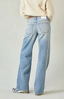 Pacsun Casey Low Rise Baggy Jeans Tinted Light Blue