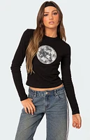 Edikted Disco Girl Long Sleeve T-Shirt