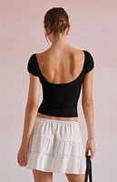 Beverly and Beck Daisy Corset T-Shirt