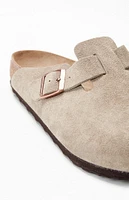 Birkenstock Boston Soft Footbed Clogs Taupe