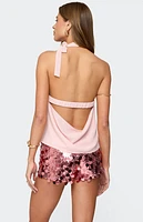 Edikted Rivere Split Front Halter Top