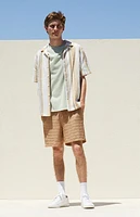 Pacsun Brown Textured Shorts