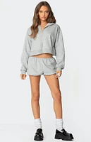 Edikted Robina Zip Up Hoodie