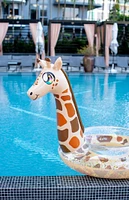 PoolCandy Inflatable 48" Jumbo Glitter Giraffe Pool Tube