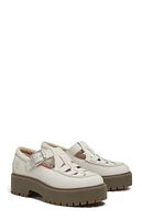 Timberland Women's Natural Nubuck Stone Street Buckle Mary Jane Shoes