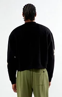 Pacsun Hope Cropped Crew Neck Sweatshirt
