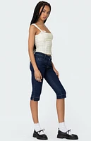 Edikted Textured Bustier Top