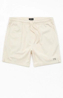 Brixton Off White Everyday Corduroy Shorts