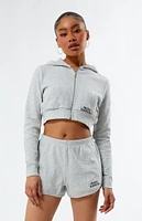 PacSun Pacific Sunwear Ultra Cropped Zip Up Hoodie